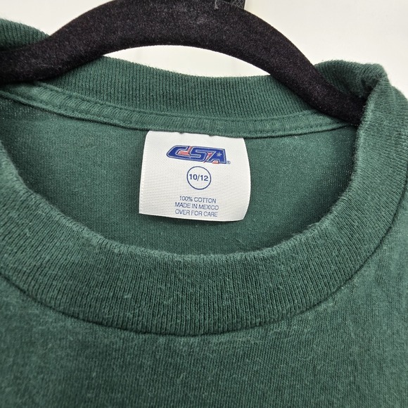 Vintage 1996 NFL Brett Favre #4 Green Bay Packers Crewneck T-shirt Youth 10-12 - Picture 6 of 11